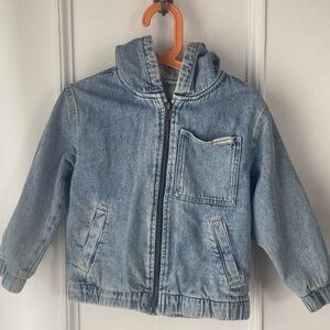 Zara kids Cozy Blue Kids Jean Jacket 3 Years